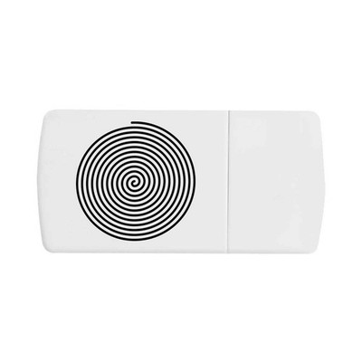 Pillendose ''Konzentrische Spirale'' mit Tablettenteiler (PI00037272)