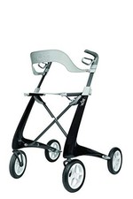 byACRE Carbon Ultralight Back Rest for Wide Model Rollator, Gray Adjustable B...