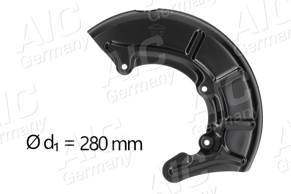 Spritzblech Ankerblech Vorderachse Rechts FÜR VW Golf III (1H1) - AIC 71371-image