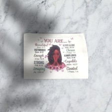 Lightweight Inspirational Makeup Bag Travel  Pouch for Cosmetics & Skincare