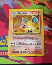 Pokémon TCG Charizard Base Set Holo Unlimited Rare Card 4/102 Creased on eBay