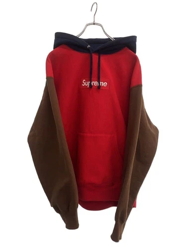 Supreme Felpa con Cappuccio 24AW Box Logo Felpa con Cappuccio M Cotone Multicolore Macchiato Usata