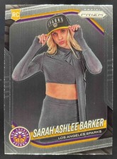 2025 Panini Basketball WNBA Prizm Sarah Ashlee Barker #142 Los Angeles Sparks RC