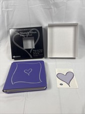 new Creative Memories Scrapbook The Triumph Album 7x7 Purple Silver Heart IN BOX