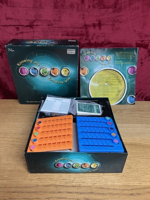 Vintage 2002 Knowing Me Knowing You Brettspiel Parker guter Zustand komplett