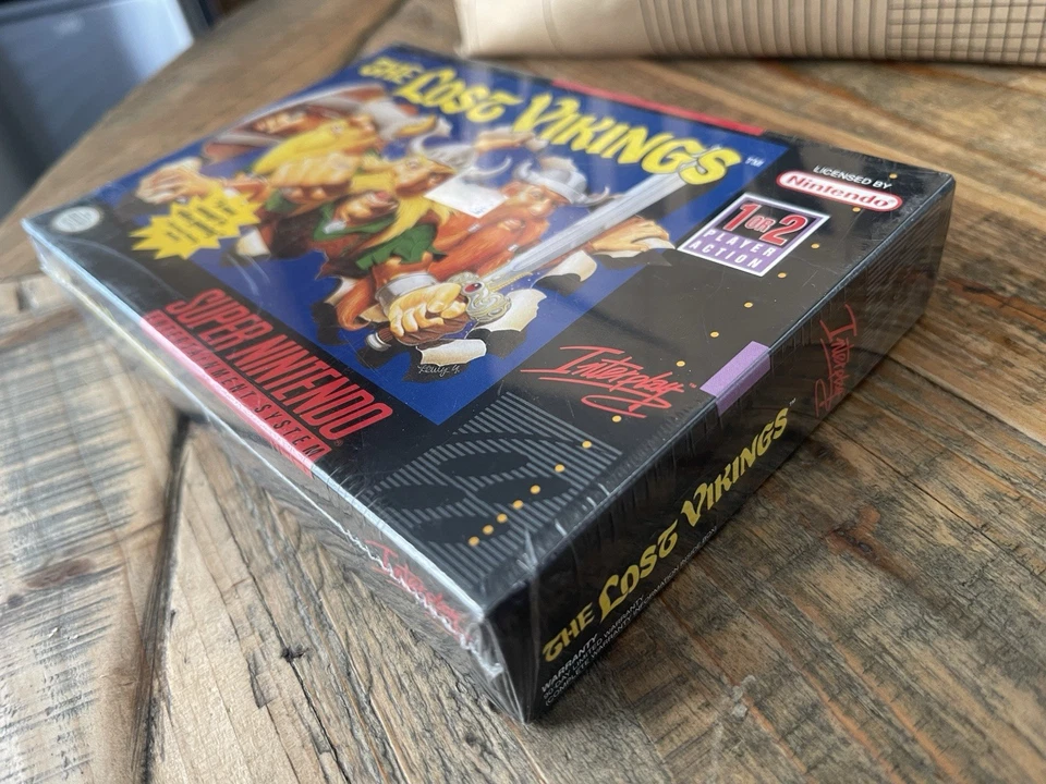 The Lost Vikings Super Nintendo Complete (CIB) SNES Sealed! - Image 3 of 4