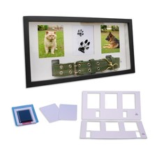 Trove Pet Mart Dog Memorial Picture Frame, 14.7x7.9-3 Customizable collar Dis...