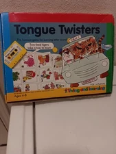 Vintage 1987 Tongue Twisters Children’s Learning Game Learn Letter Sounds