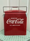 Vintage Retro Coca-Cola Original Red Cooler with Bottle Opener
