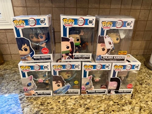 funko pop lot demon slayer, 1057, 868, 867, 870, 873, 1261, 1289