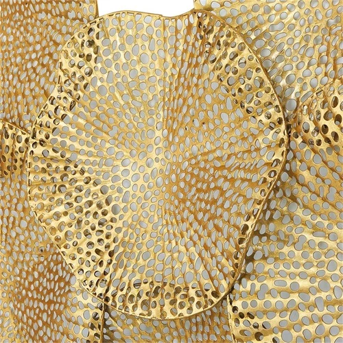 Uttermost Ripley Contemporary Iron Metal Wall Art in Gold Finish - Picture 4 of 5