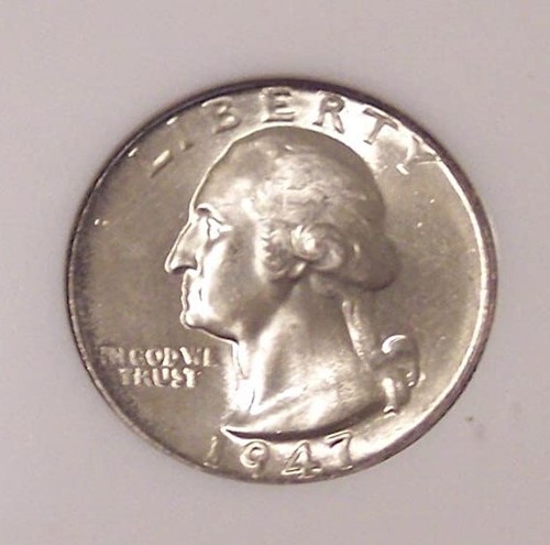 1947 D Washington Quarter MS67 NGC OH - Picture 3 of 4