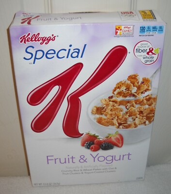 11730 Kellogg's 2014 Special K Fruit & Yogurt Cereal BOX ONLY | eBay