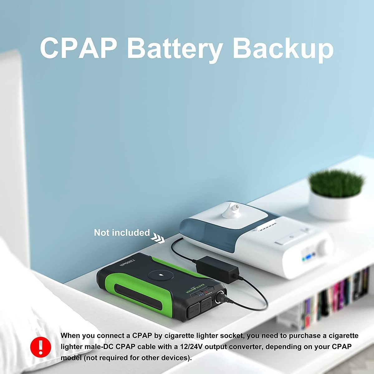EASYLONGER Battery Backup 266Wh PD12v-24v 72000mAh 60W PD Battery Pack  Outdoors