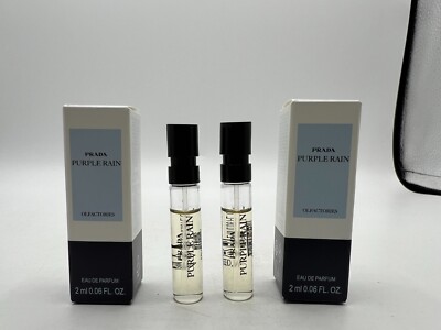 Quantity 2 Prada Olfactories Purple Rain .06 oz / 2 ml EDP Sample Size