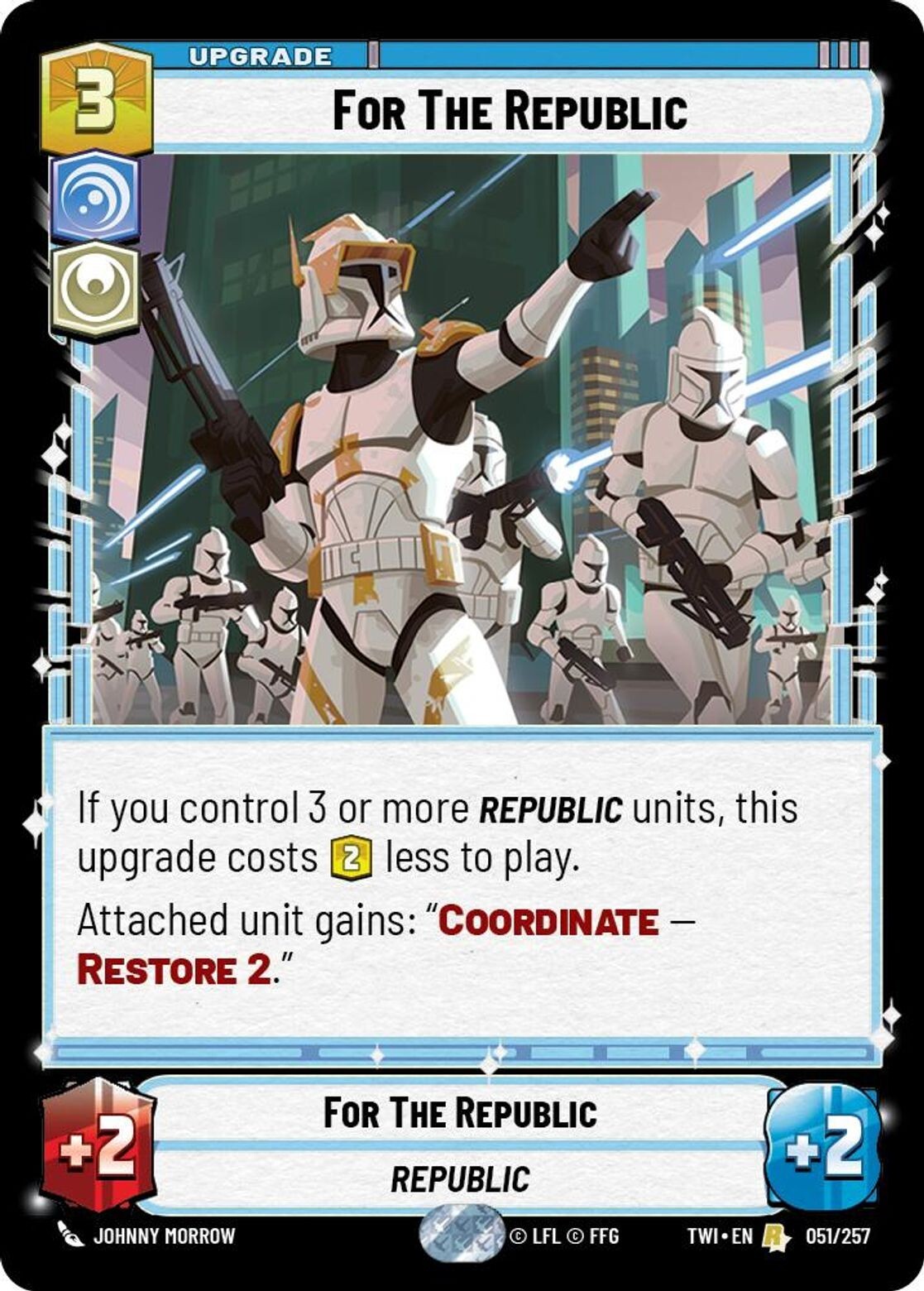 For The Republic - TWI 051 NM - Star Wars Unlimited