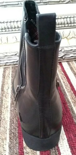 BN ROCKET DOG Ladies Smart Black CAMILLA BROMLEY Biker Combat Style Boots UK 8 - Picture 10 of 12