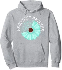 Recovery Matters Drug Alcohol Awareness Addiction Unisex Hooded Sweatshirt