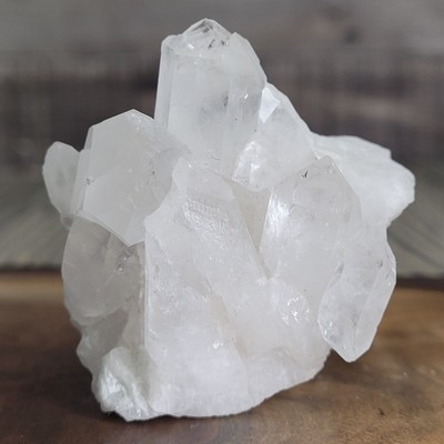Clear Quartz Crystal Point Cluster 88 Gram Natural Brazil Stunning AA Grade