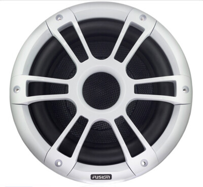 FUSION MARINE SG-SL103SPW 10'' Zoll wasserfester Marine Subwoofer 450 Watt, weiß