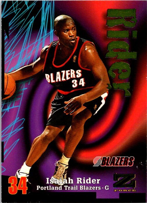 1997 SkyBox Z-Force #108 Isaiah Rider NearMint/Mint
