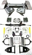 1951 Chevy Car Mustang Ii Power Front End Suspension Kit 2 Drop Bolt On Slotted