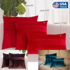 2 PACK Of Pillowcases, High-quality Velvet Backrest Covers For Sofa Decoration
