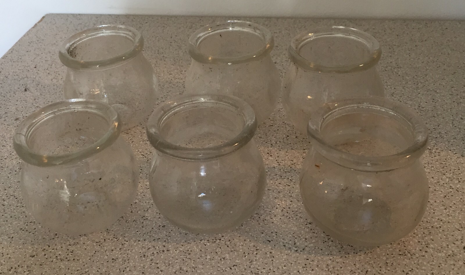 Lot De 5 Ventouses Médicales Anciennes En Verre - France 1900-1950 - Déco Ou Collection