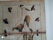 Stampa su carta pergamenata - Mappa Antica No 41.  -