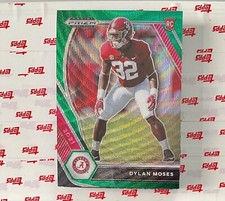 Dylan Moses RC - 2021 Panini Prizm Draft Picks Rookie #140 - GREEN WAVE