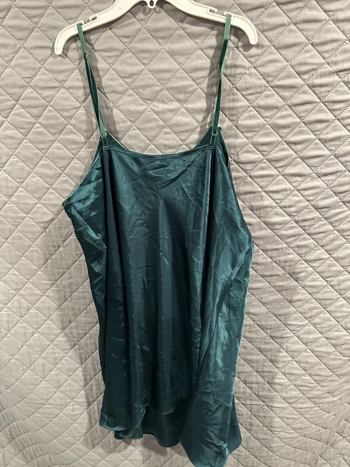 Lane Bryant Intimates 22/24 Slip Nightgown Lingerie Babydoll green - Image 3 of 3