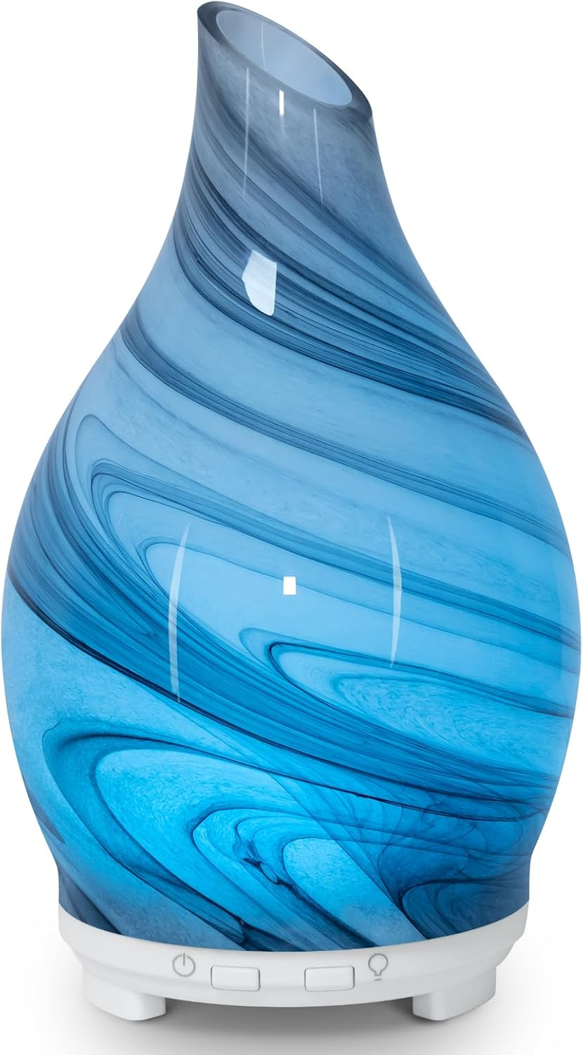 120ML Glass Ultrasonic Essential Oil Diffuser for Aromatherapy-image