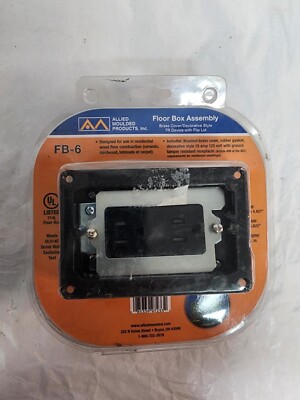 ALLIED MOULDED FB-6  Dark bronze plated rectangular cover assembly
