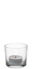 Alanya Clear Night Light Candle Holder Glass Tableware Night Bars Pack Of 48
