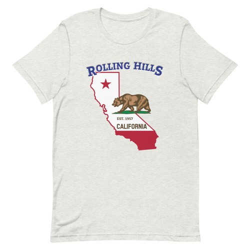Rolling Hills California Home Town Pride Native City-State Souvenir Tee T-Shirt