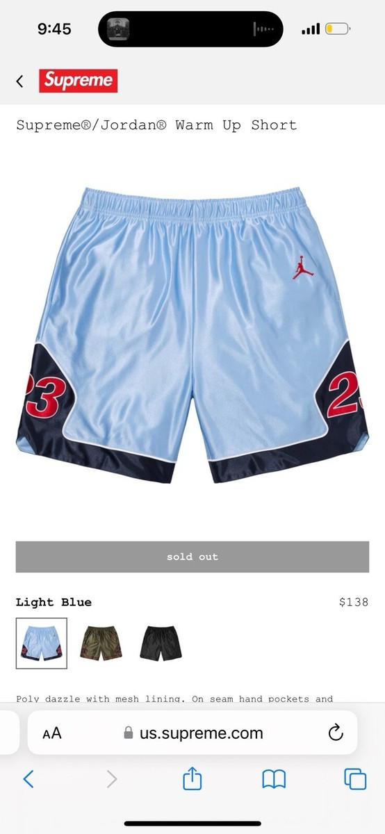 Supreme Jordan Warm Up Shorts Blue | eBay Supreme Jordan Warm Up Shorts Blue | eBay