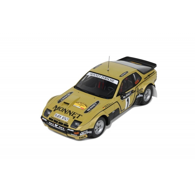1/18 Porsche 924 Carrera GTS N. 1 Winner Rallye Hessen 1981 by