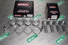 Manley Forged Pistons H-Tuff Rods +2mm For WRX EJ255 75mm Stroke 99.75 8.2:1