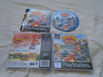 Crash Bash PS1 (KOMPLETT) Bandicoot Black Label Sony PlayStation Selten Partyspiel