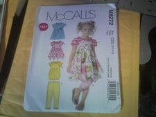 Mccalls pattern M6272 cdd 2-5 sizes dresses 