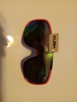 Kush Men's Reflective Mirror Lens Racer Shield Sunglasses - 90s Style Sports Sunglasses With UV400 Protection 3 thumbnail image