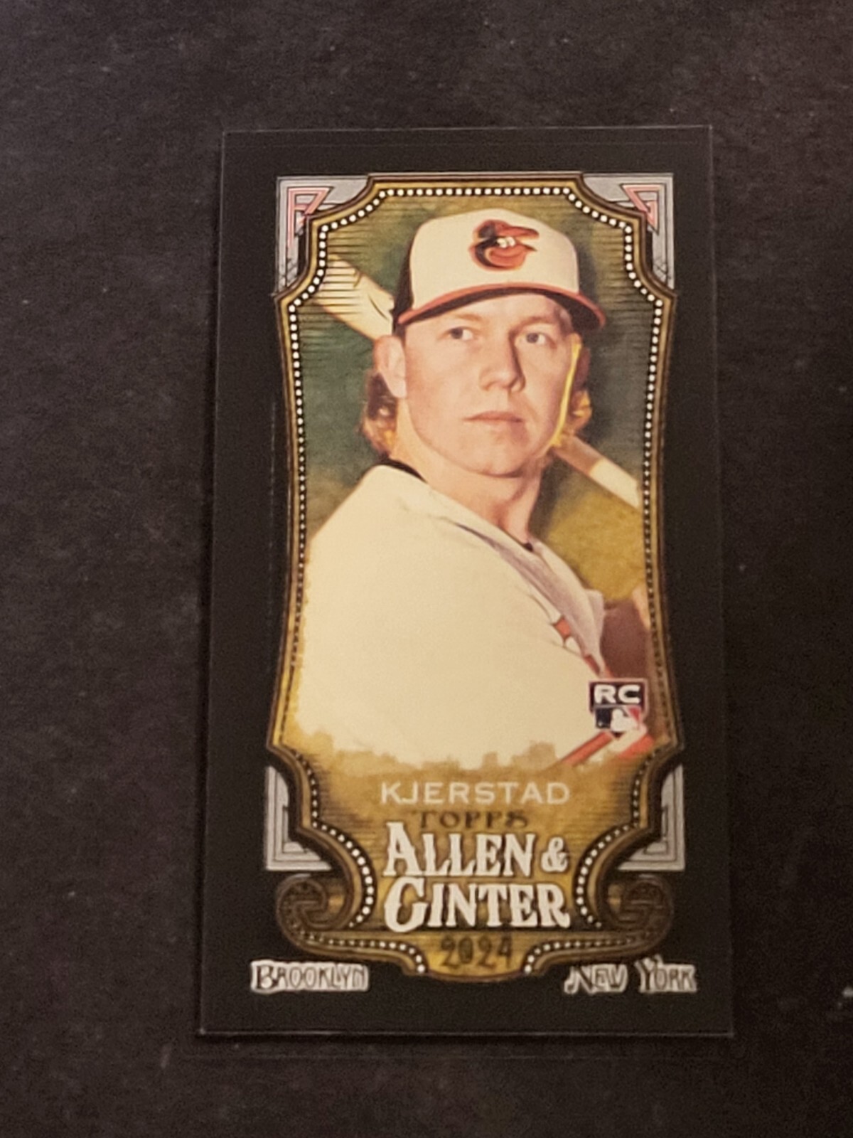 2024 TOPPS ALLEN GINTER BASEBALL MINI BLACK RC HESTON KJERSTAD #49