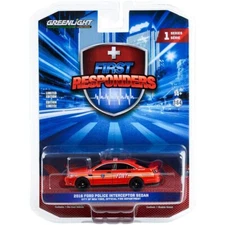 GreenLight 2016 Ford Police Interceptor Sedan 1:64 Metal Diecast Car Model Toy