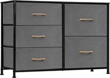 5 Drawer Dresser Storage Organizer Chest Tower Bedroom Living Room Closet