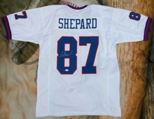 Autographed Sterling Shepard New York Giants Custom Color Rush Jersey JSA COA XL