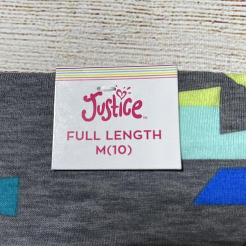 Justice Girls Leggings Size M (10). NWT! Geometric Pattern. Colorful. - Picture 4 of 5