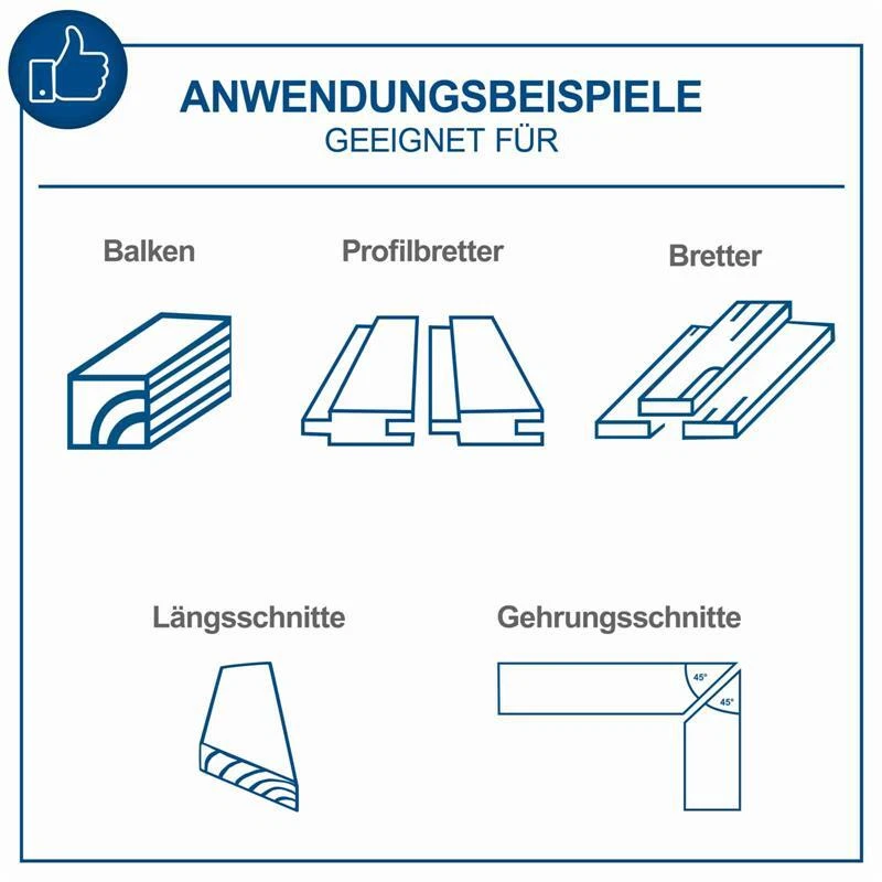 Scheppach Tischkreissäge HS80 1200W, 210mm Sägeblatt, 48mm Schnitthöhe - Bild 2 von 4