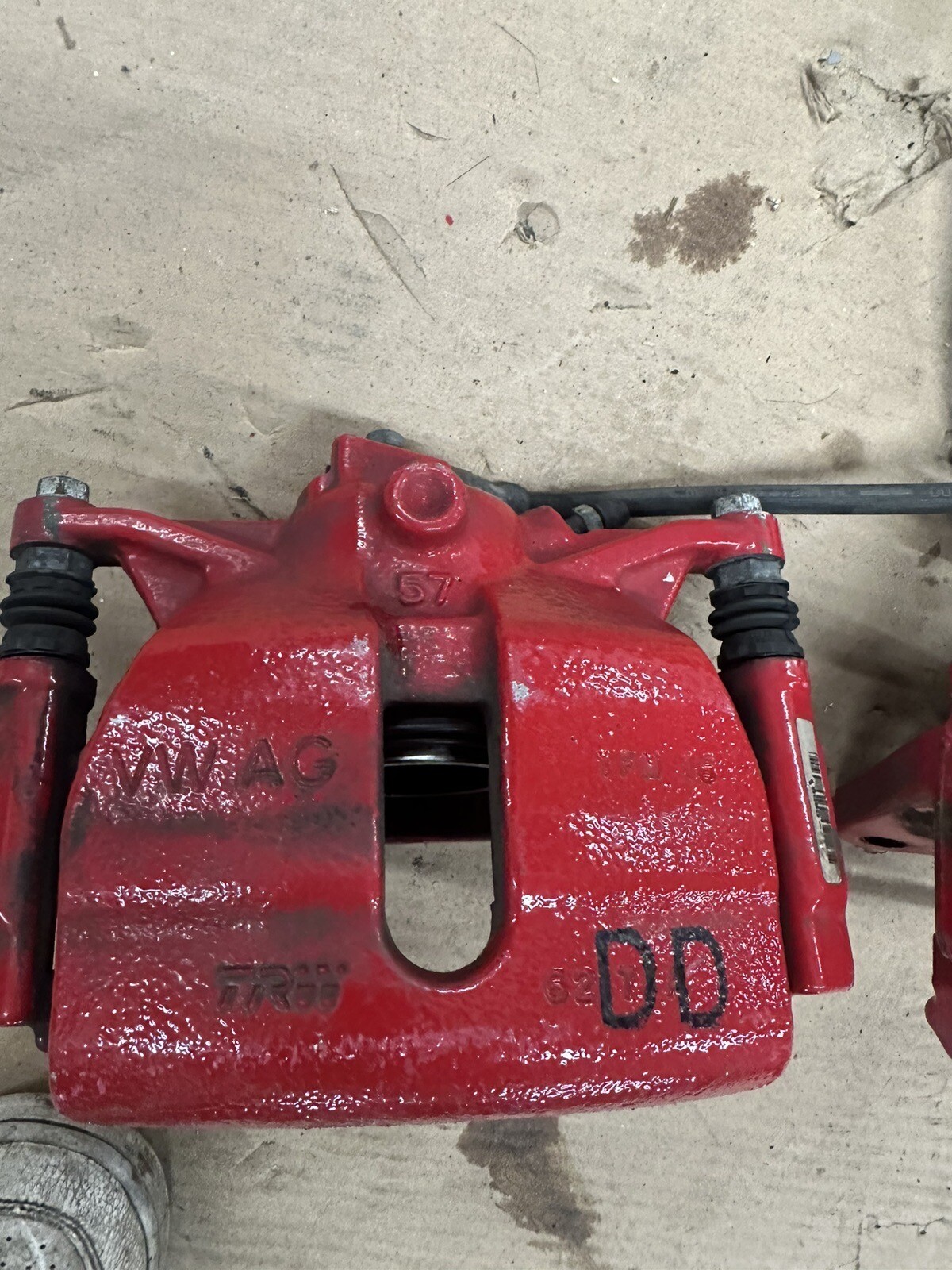 MK7 VW GTI Front 312mm Brake Calipers Carriers Brakes Genuine Oem 2015