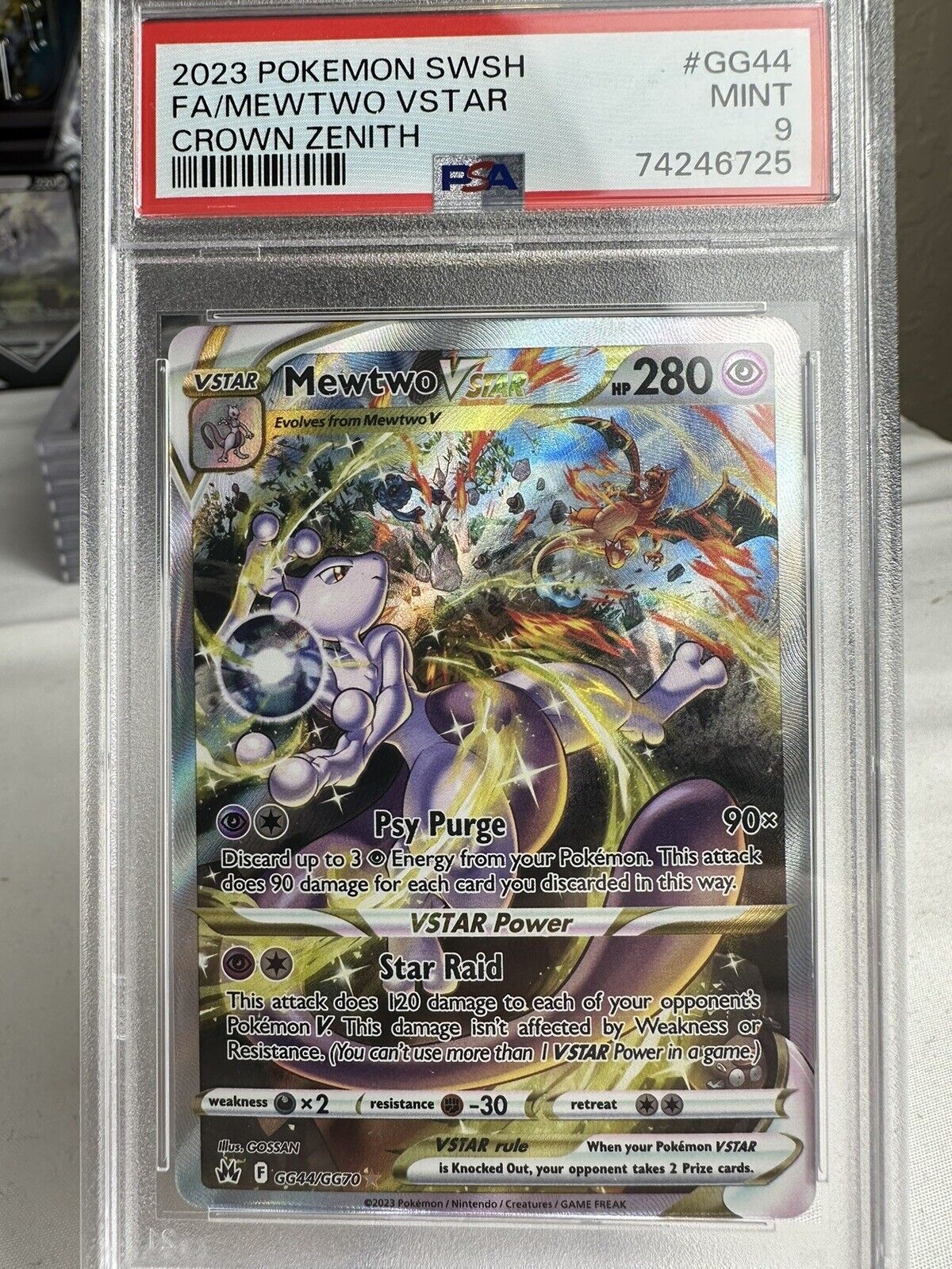 Mewtwo VSTAR 2023 Crown Zenith Galarian Gallery #GG44/GG70 Price