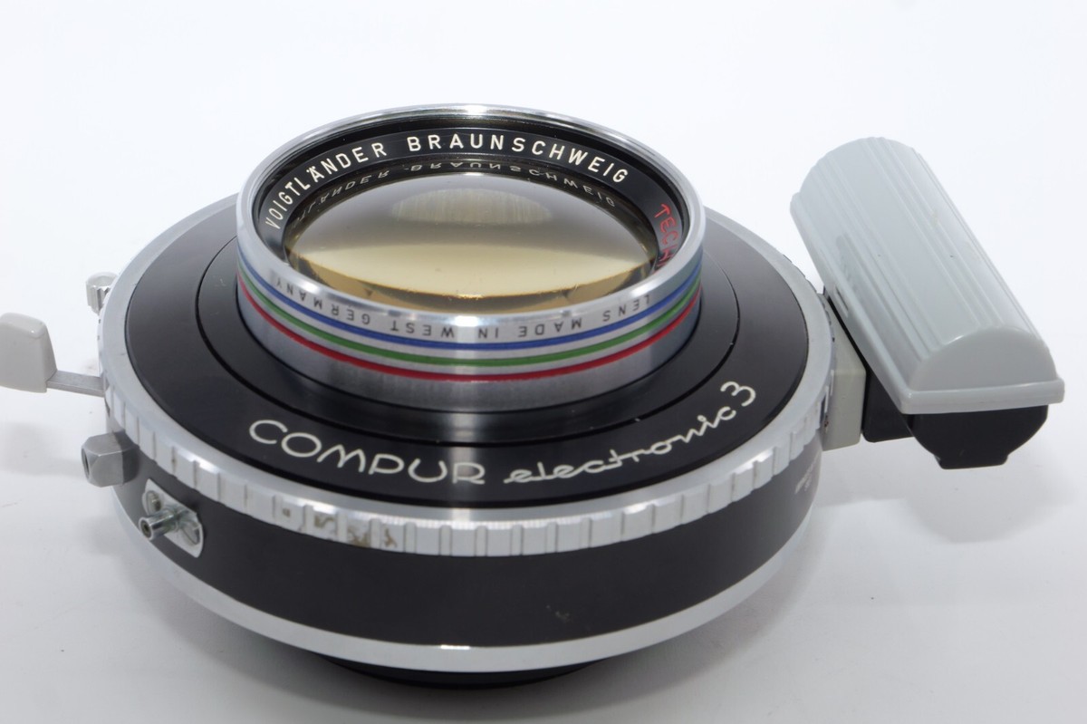 Voigtlander Technika APO-Lanthar 21cm f/4.5 lens. Compur
